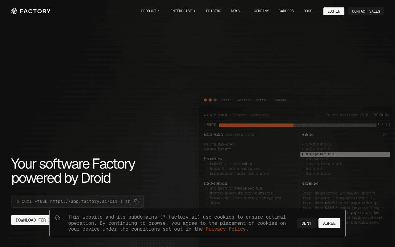 The Factory Desktop App