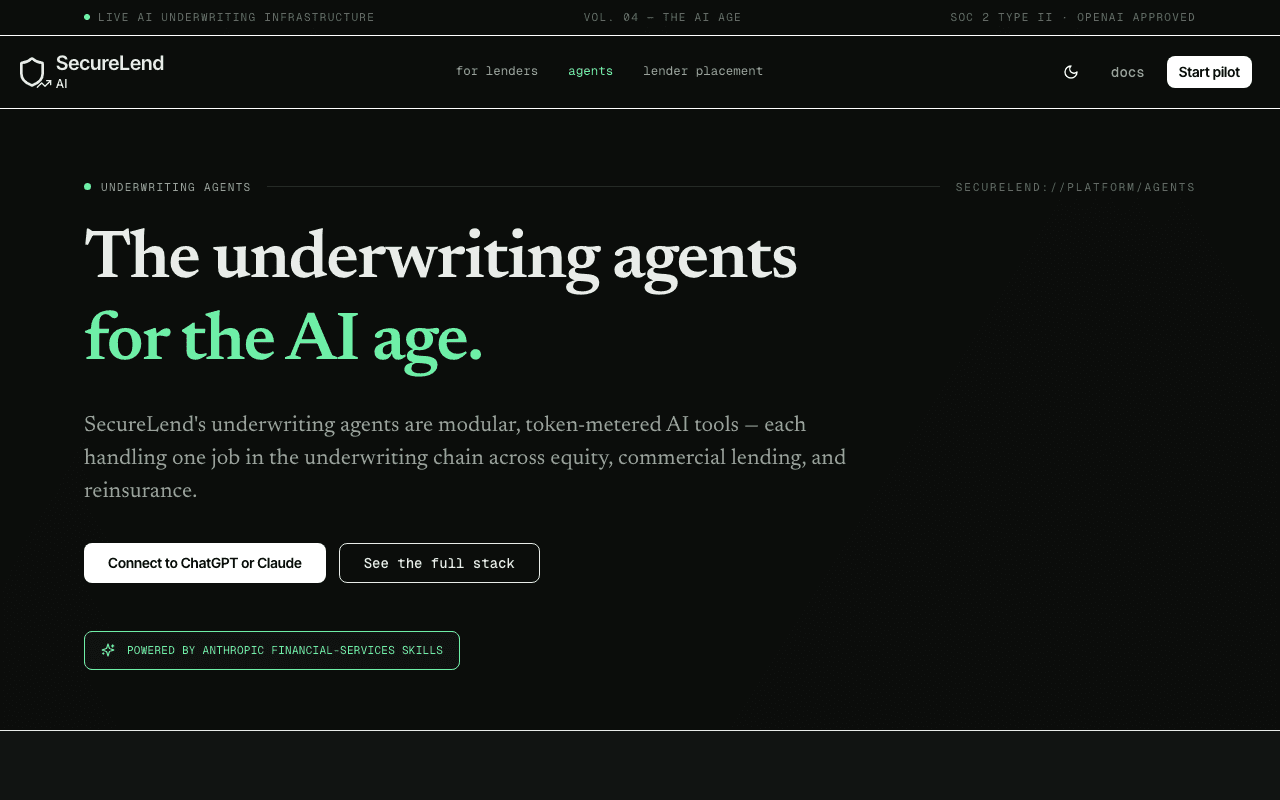 SecureLend Agents